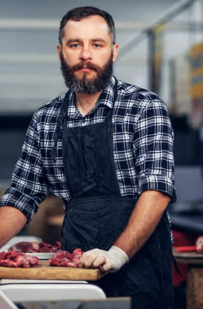 Professional butcher